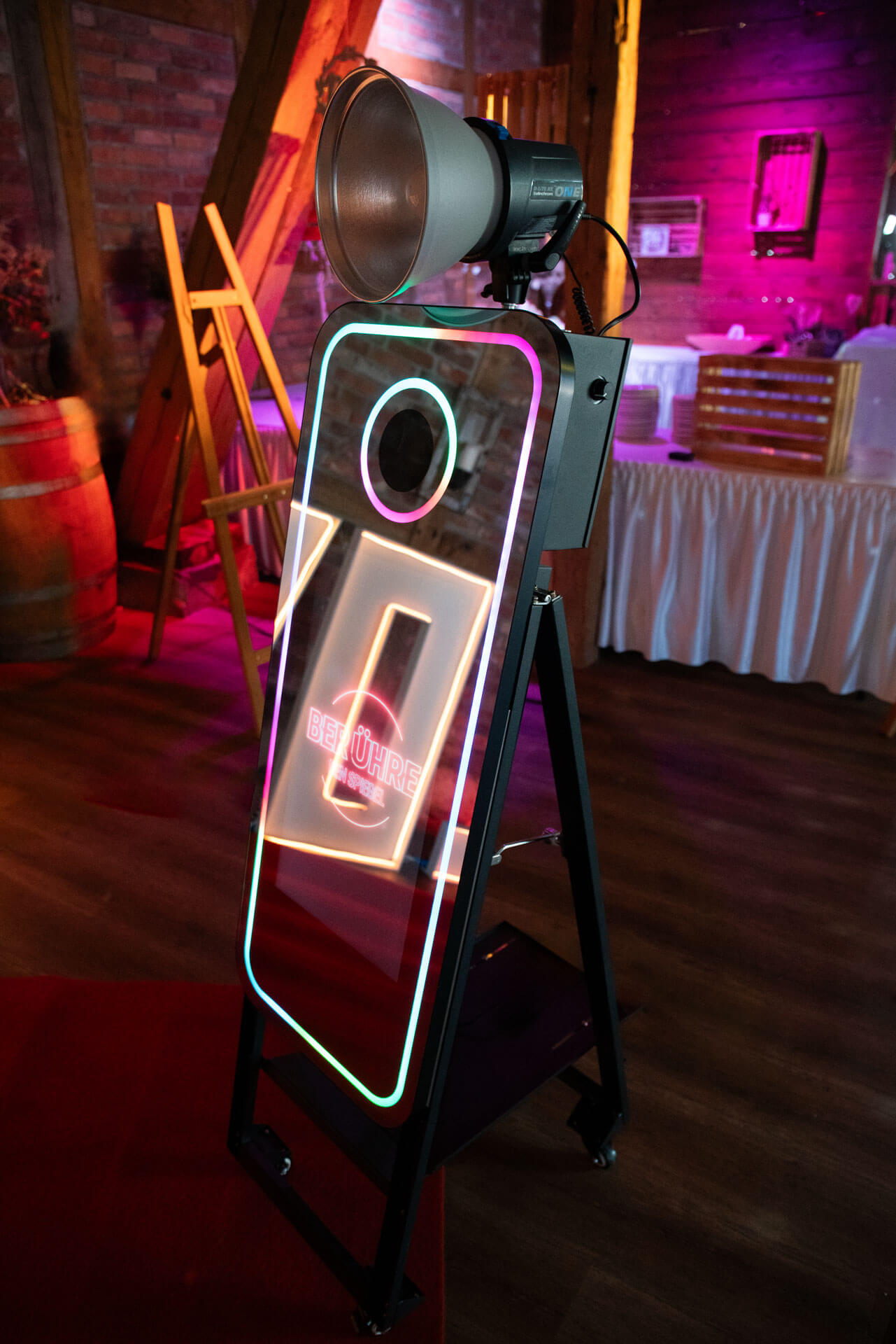 LED-Rahmen Foto-Mini-Spiegel